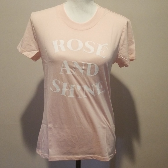 Adult Rosé and Shine Graphic Tee - Picture 2 of 4